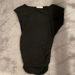 Michael Kors black shirt sleeve top, small